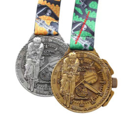 Custom Cycling Road Race Challenges Finisher Medals