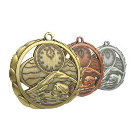 Wholesale Cut outs Design Swimming Medals